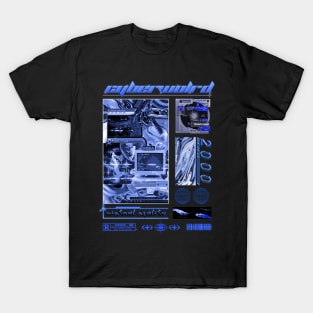 Cybercore World Aesthetic Design T-Shirt